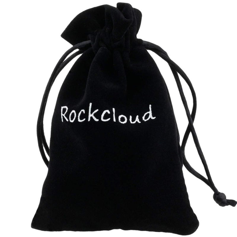 rockcloud Black Lava Rock Stone Heart Shape Pocket Stones Dyed Lava Rocks Aromatherapy Essential Oil Diffuser Set, 0.9 Inch, 10 Pcs - Image 4